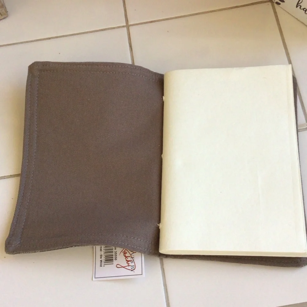 Stonewashed Canvas Journal/Sketch Book NWT